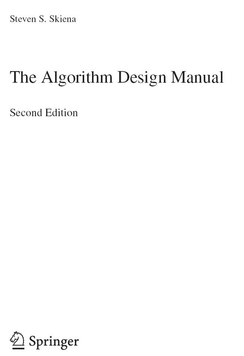 TheAlgorithmDesignManual