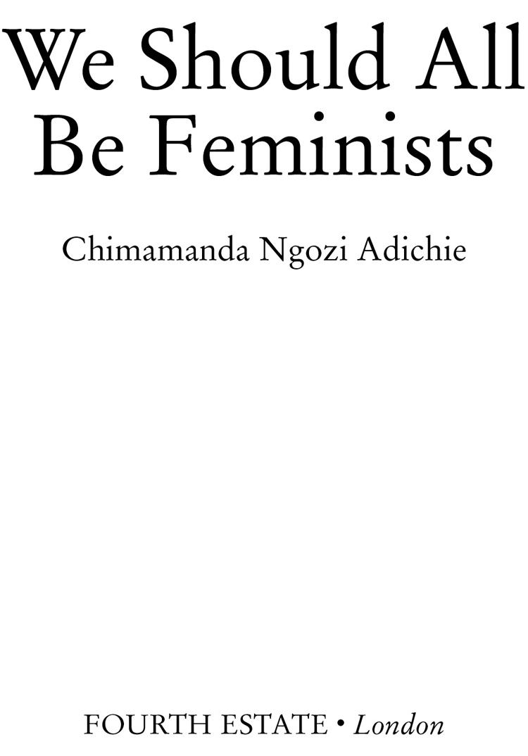 WeShouldAllBeFeminists